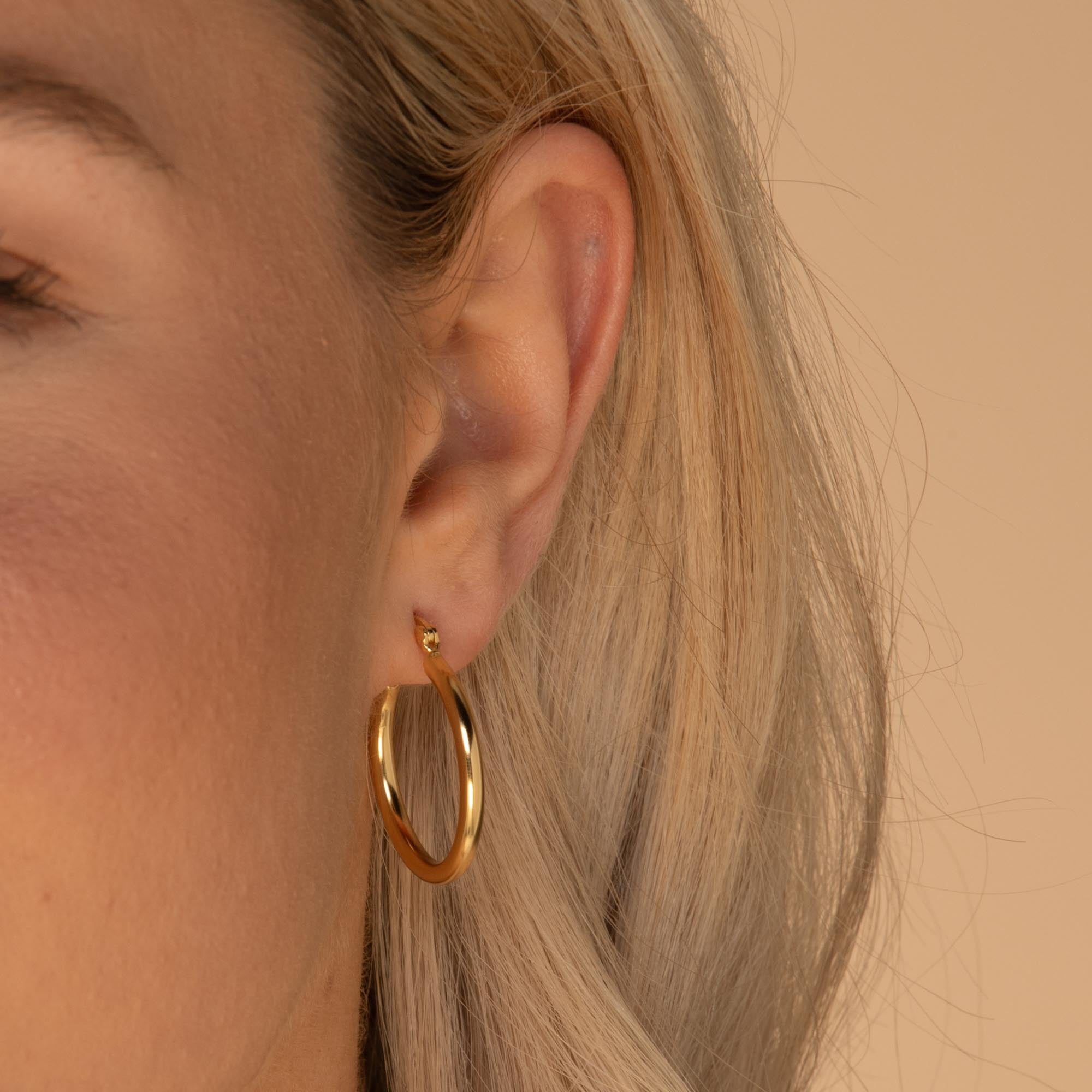 Classic Hoop Earrings Gold