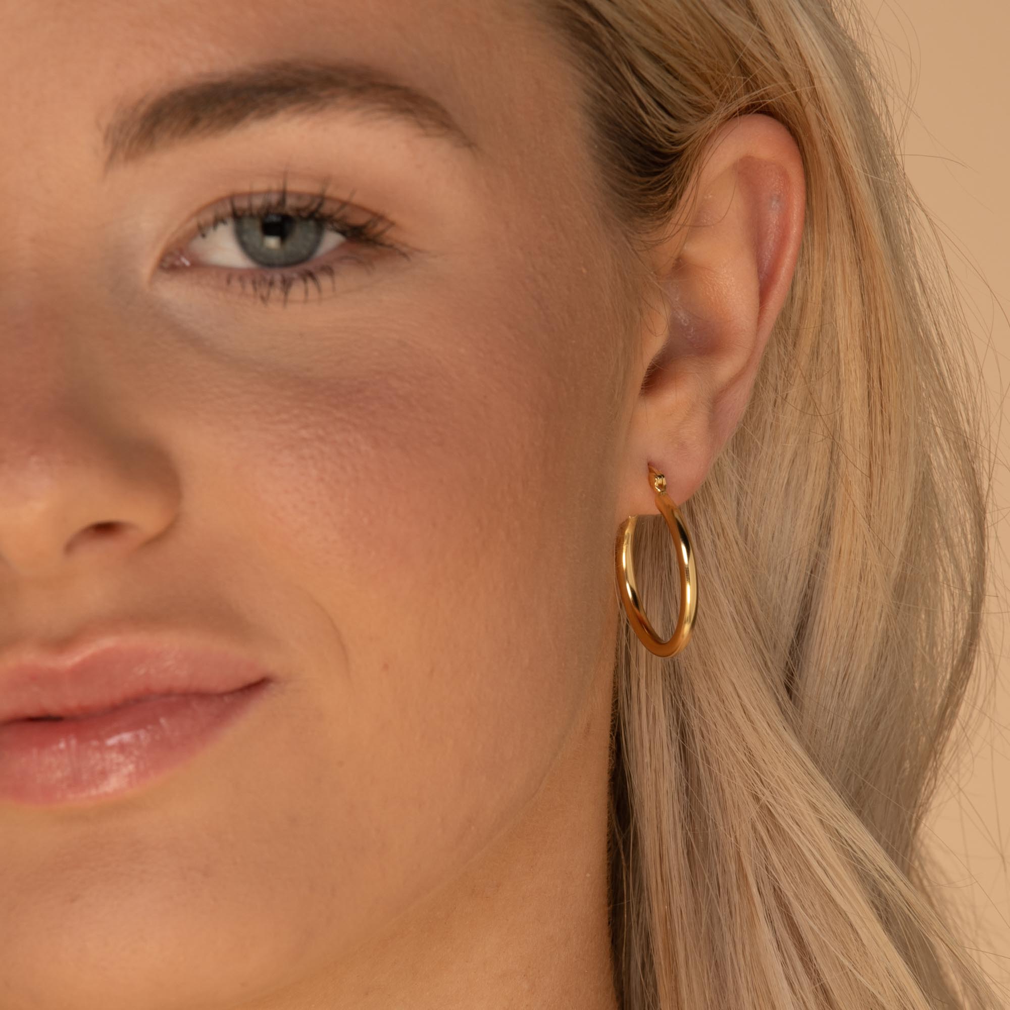 Classic Hoop Earrings Gold