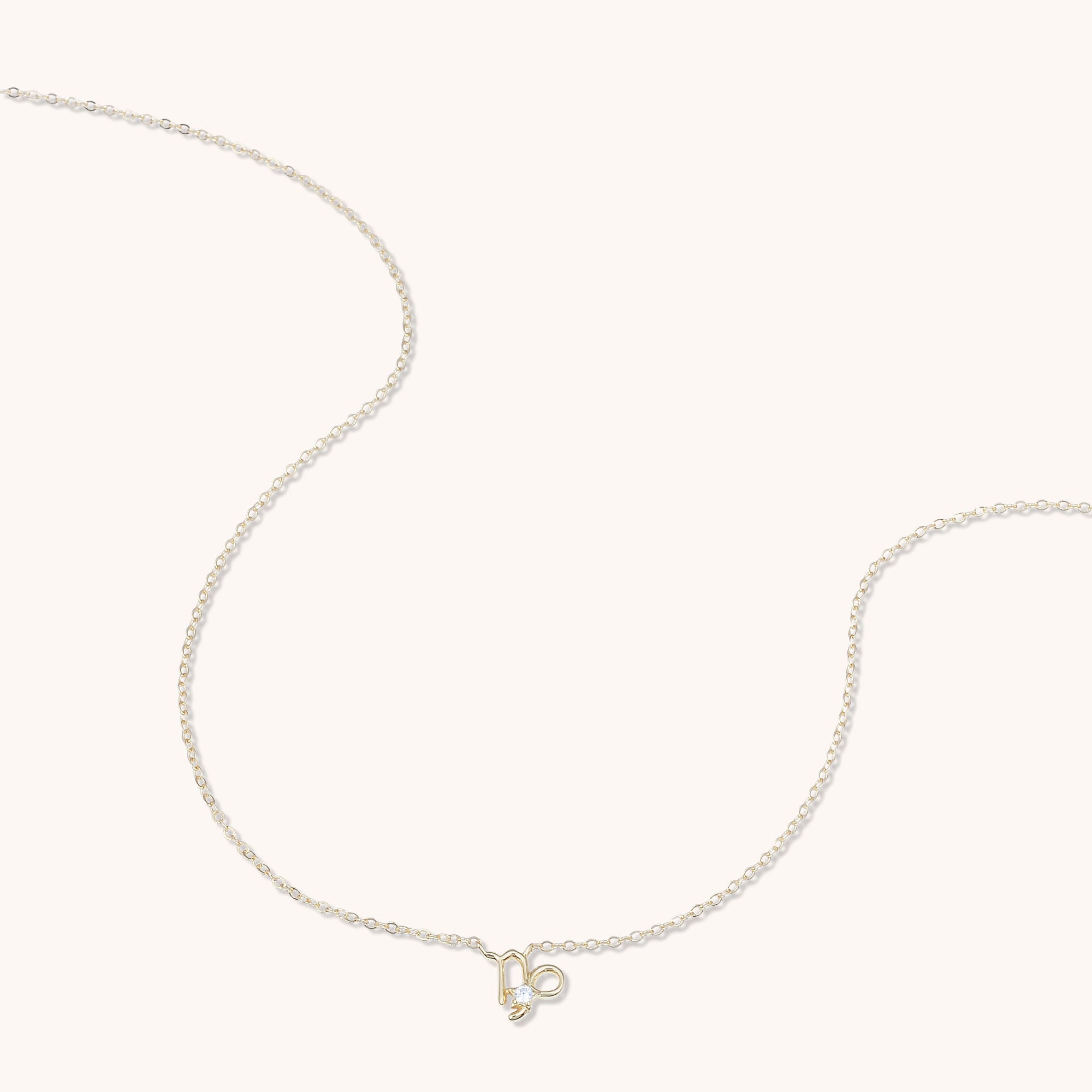 Capricorn Star Sign Necklace Gold